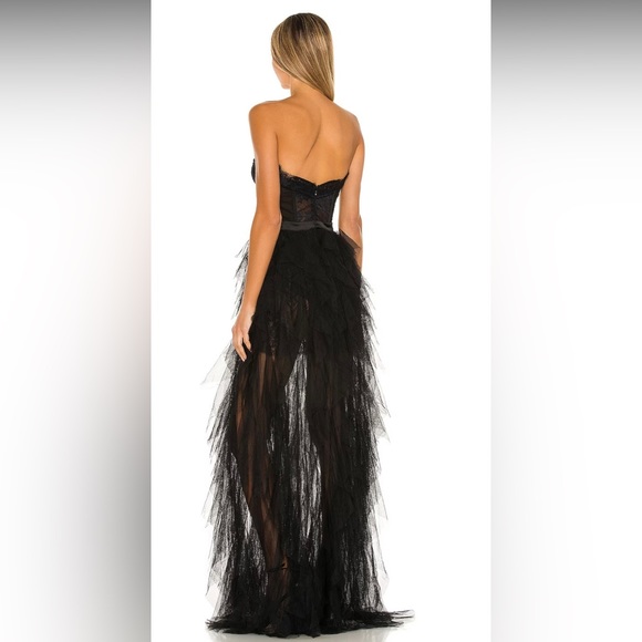 Bustier Ruffled Gown - Picture 2 of 3